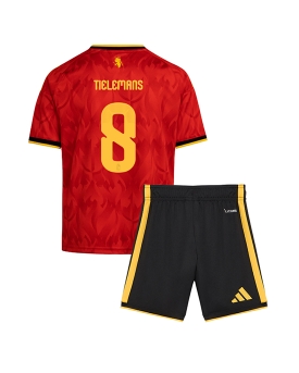 Billige Fotballdrakt Belgia Youri Tielemans #8 Replika Hjemmedraktsett Barn VM 2026 Kortermet (med bukser)